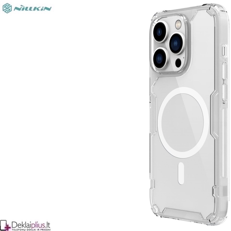 Nillkin nature pro magsafe dėklas - permatomas (Apple Iphone 15 Pro Max) Nillkin nature pro magsafe dėklas - permatomas (Apple Iphone 15 Pro Max)